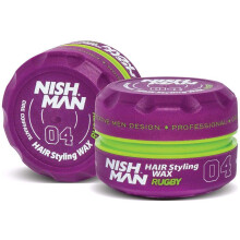 nishman Haar Styling Series (04 Rugby AQUA WAX, 150ml)