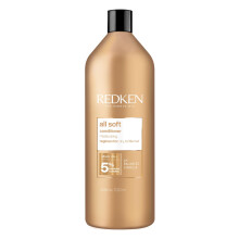 Acondicionador Redken All Soft Para Cabello Seco - Hidrata & Proporciona Suavidad Intensa Con Aceite de Argán, 33.8 Fl Oz
