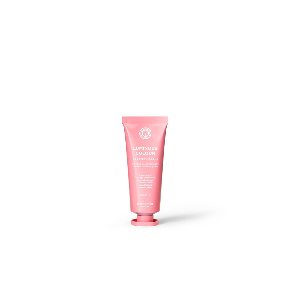 Maria Nila Unisex Luminous Colour Booster Masque 50Ml - Luxurious Look - Image 3