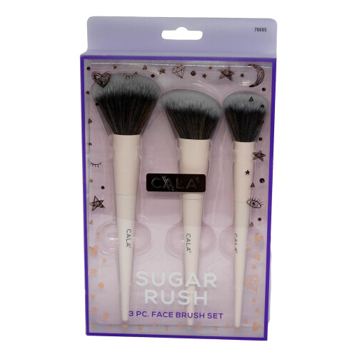 SUGAR RUSH GEZICHTSBORSTELSET (3STUKS)