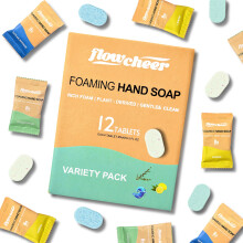 flowcheer skummende h?nds?be-tablet-genfyldninger-12-pak. Giver 96 fl oz (12 x 8 fl oz flasker) - Kun forskellige dufts?be-tabletter til brug med