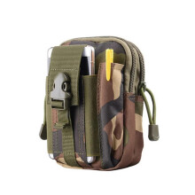 Mobile Phone Waist Bag Outdoor Men Waist Pack Bum Bag Pouch Waterproof Sport Hunting Belt Nylon Mobile Phone Bags Travel Tools(Green 02)