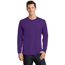 T-shirt preferita dai fan a maniche lunghe di Port & Company PC450LS