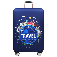 MosaiRudo Tjockare Bagageskydd Elastiskt resvskaskydd Passar 18-32 tums resvska resetillbehr (Travel S)
