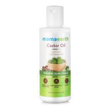 Mamaearth 100% Pure Castor Oil, Cold Pressed, To Support Hair Growth,