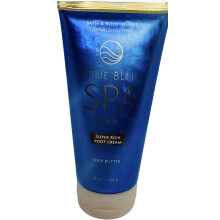 Bath & Body Works Body True Blue Spa Smoothing Super Rich Foot Cream 8 Ounces