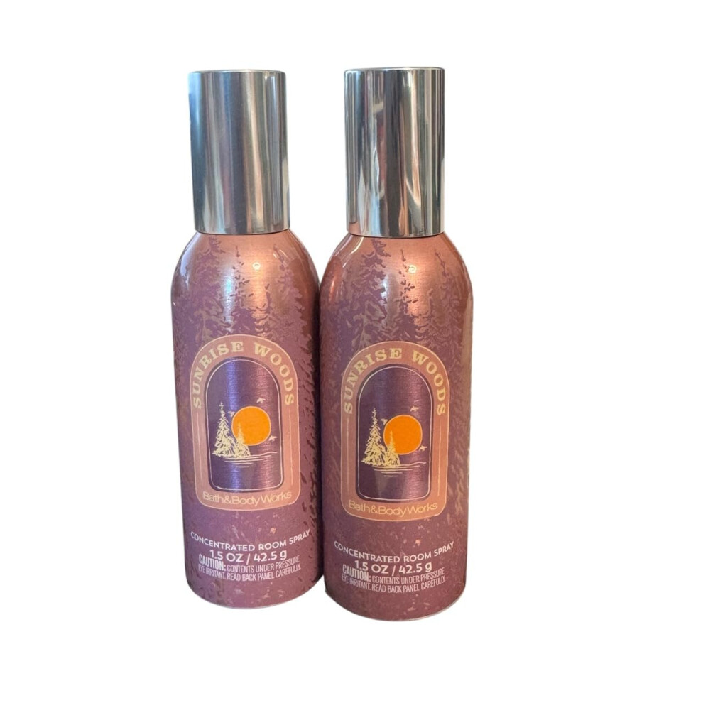 Bath & Body Works Bath And Body Works Sunrise Woods Concentrated Room Spray 2 Pack - 1.5 Oz / 42.5 G Purple