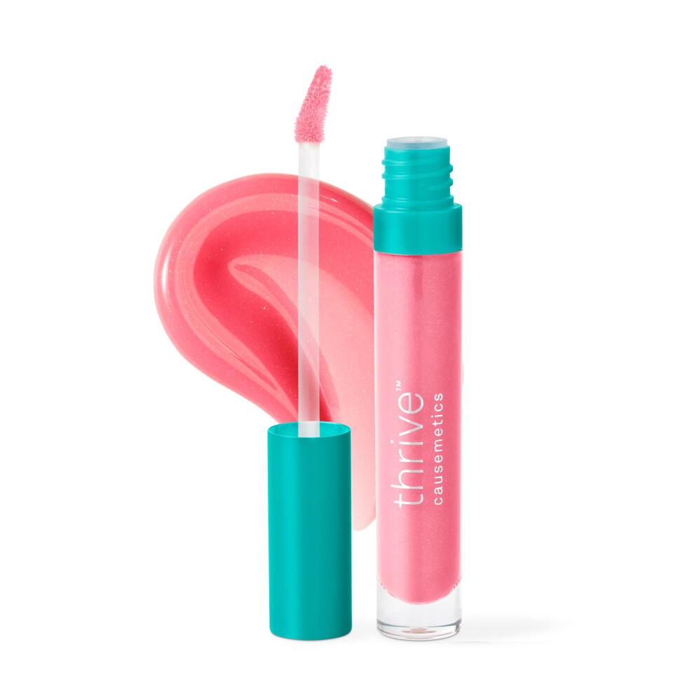Thrive Causemetics Sheer Strength Lip Plumping Peptide Gloss Lip Plumper With Vitamin E Peptides Plumps Smooths & Hydrates Lips High Shine Vega