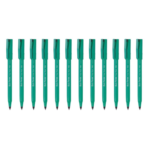 Pentel Pentel Fine Point R50 Stick ballpoint pen Fine Black 12pc(s) 2