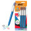 Stylos BIC 4 Couleurs Original Rétrotractables, Pointe Moyenne (1,0 mm), Pack de 3 1
