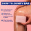 Megababe Bumpy Bar | Peeling vor der Rasur | mit Sheabutter, Erdbeerfruchtextrakt und Ceramiden | 4,5 Unzen 4
