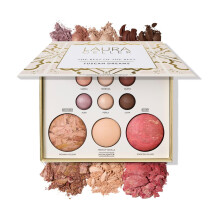 LAURA GELLER NEW YORK Det bedste af de bedste bagte palette - Toscanske dr?mme - fuld st?rrelse - Inkluderer Bronzer Blush Highlighter og 6 ?jens