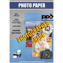 PPD 50 Sheets 11x17 Satin Luster (Semi-Gloss) Super Premium Photo Pape