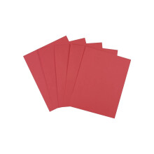 Zszywki 490880 Papier uniwersalny Brights 20 funtów 8,5 cala x 11 cali Czerwony 500/ryza (25205)