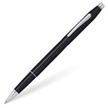 Stylo à bille rechargeable Cross Classic Century dans un coffret cadeau de luxe - Pointe moyenne, encre noire, noir & chrome