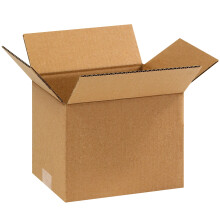 Aviditi 977 Wellpappkarton, 22,9 cm L x 17,8 cm B x 17,8 cm H, Kraftpapier, für Versand, Verpackung und Umzug (25 Stück)