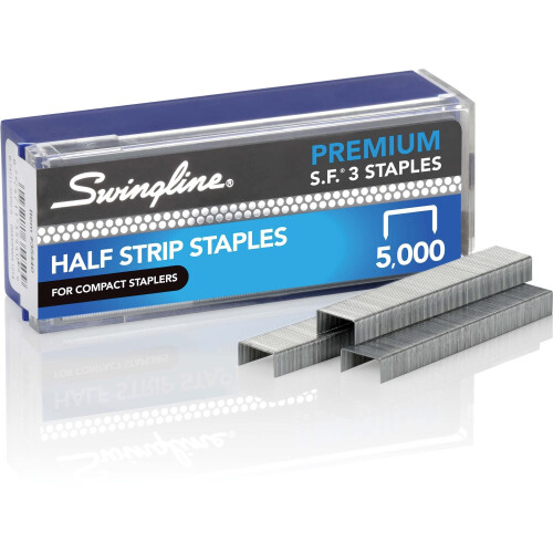 Swingline 35440 S.F. 3 Premium Chisel Point 105 Stift Halvstrip 5000/Box 2