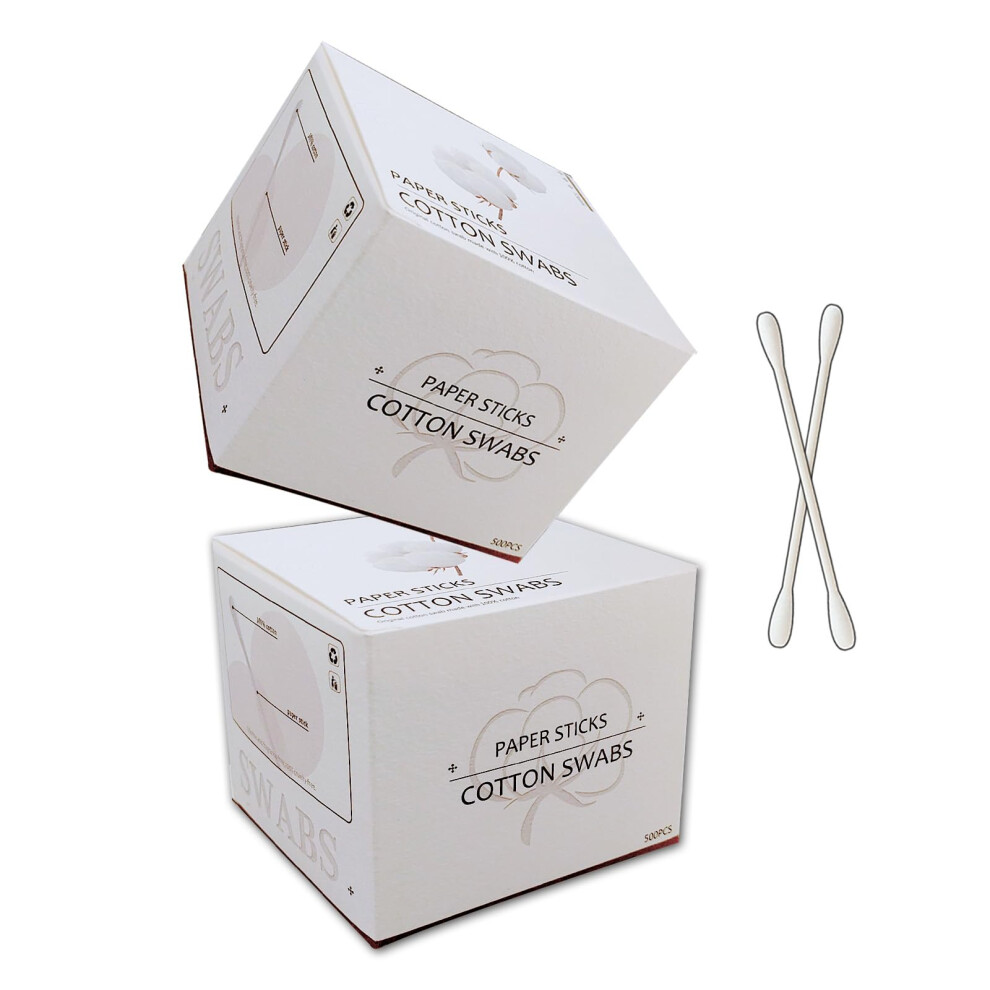Quanzhou Chenchenche Natural Paper Cotton Swabs 1000Ct, Double Tips Cotton Buds For Personal Care