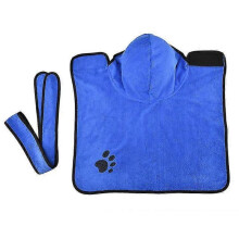 Absorbent Towels for Pet Supplies, Suitable for Cats And Dogs To Swim, Bathe, And Shower Blue (c)