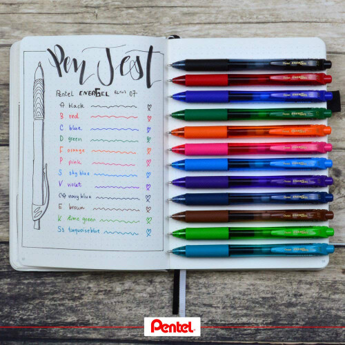 Pentel Pentel BL107D EnerGel Grüner Gelstift Einzelverkauf (BL107-D) 2