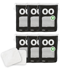 Love Noobs Baby Ekologiska Bomullspads för Blöjbyte, 360 Stycken, Ultra Mjuka 100% Ekologiska Extra Stora Bomullspads