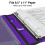 Staples H?fteklammer 827604 1,5-tommer 3-ring bedre bindemiddel lilla (19061) 4