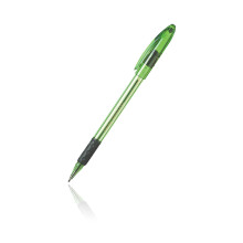 Pentel Razzle Dazzel R.S.V.P. Balpen, medium punt, groene houder, zwarte inkt (BK91RDD-A)