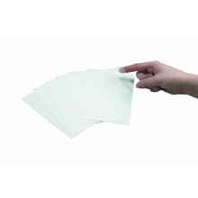 Brady 99272 Transparentes Polyester-Schutzlaminat für beschreibbare Etiketten, transparent, 4,5"""" Höhe x 6,5"" Breite (25 Etiketten pro Packung)