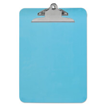 Universal 40307 plast clipboard med h?j kapacitet klip 1-tommer kapacitet Holder 8 1/2 x 12 bl?