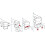 Trodat Swop Pads 6/4912 Replacement Ink Pads -  Black 5
