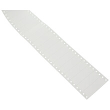 Compulabel Pinfeed Etichette Fanfold Adesivo permanente 3"" x 15/16"" Bianco (110608)
