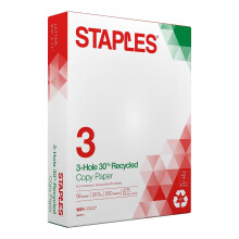 Staples 580524 30% Gerecycled 8.5-Inch x 11-Inch Kopieerpapier 20 lbs 92 Helderheid 500/RM