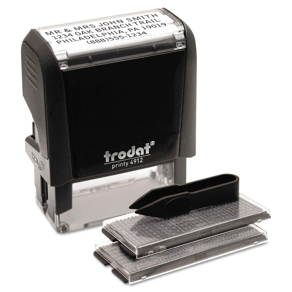 Photos - Other Office Equipment Trodat Printy Economy Self-Inking Do It Yourself Customizable Message or Address Stamp Impression Size: 3/4 x 1-7/8 Inches B 