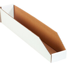Partners Mrke PBINMT424 ldor med ppen vre behllare 4"""" x 24"""" x 4 1/2"""" Oyster White (pack med 50)