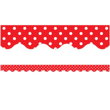 Risorse create dall'insegnante Bordo con mini pois rossi (4665)