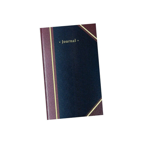 Staples Staples Hard Journal 7,25"""" B x 11,75"""" H Sort/Burgunder