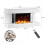 Wall Mounted Electric Fireplace 820mm - 2000W, Panoramic View, Remote Control, LED Lights (Copy) 4