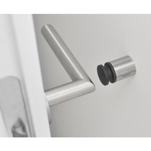 blomus 4 cm Stainless Steel/Plastic Entra Wall Mounted Door Stop 1