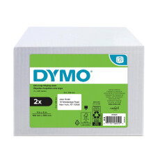 DYMO Authentieke LW Extra-Grote Verzendlabels voor LabelWriter Printers, Wit, 4" x 6", 2 Rollen van 220 (440 Totaal)