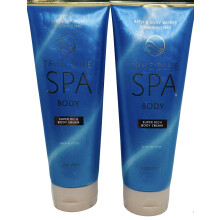 Bath & Body Works True Blue Spa Super Rich Body Cream 8 Ounces, pakket van 2