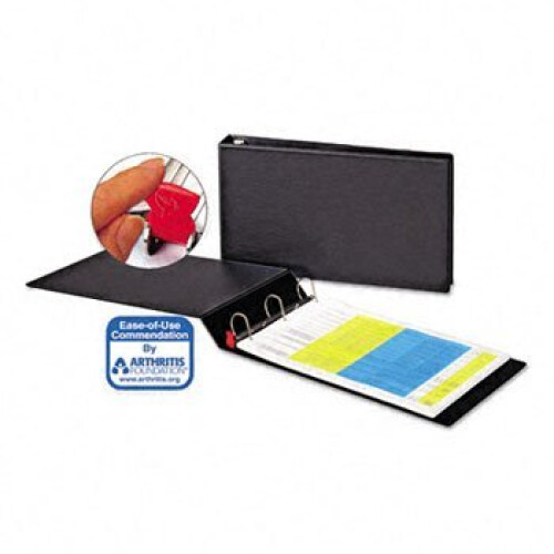 Cardinal Premier Easy Open 11" x 17", Locking Slant-D Ring Binder, 2", Zwart (12132)
