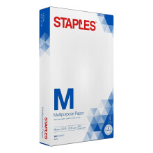 Staples Multifunctioneel Laser Inkjet Kopieerpapier, 8 1/2 Inch x 14 Legal Size, 20 lb., 96 Helder Wit, ColorLok, 500 Vellen