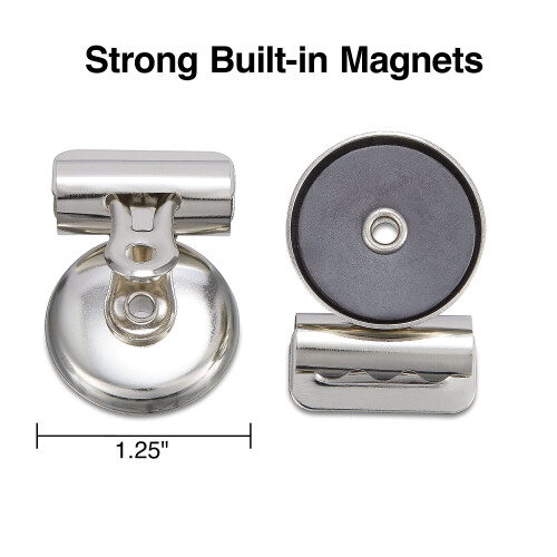 Staples Graffette magnetiche Bulldog Staples 1 1/4"" Larghezza 3/8"" Capacit? 18/conf. 1