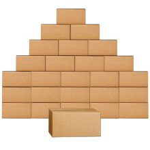Edenseelake Versandkartons, 11 x 6 x 6, Wellpappe, 25 Stück