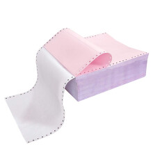 FirstZi 9-1/2 x 11 Inch NCR Continueer Papier 2-Ply, 1000 Stuks Carbonless Voor Matrixprinters