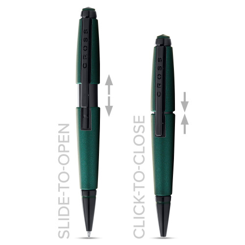 Cross Cross Cross Edge Rollerball Pen w/ Black PVD 2