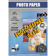 PPD Inkjet Gloss Super Premium Photo Paper A4 280gsm x 50 Sheets PPD-15-50