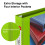 Staples Staples 82686 Zware 1.5-Inch 3-Ring View Binder Chartreuse (24676-US) 4