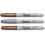 Sharpie Sharpie Fine Point Permanentmarker  verschiedene Metallic-Farben (3er-Pack) 2