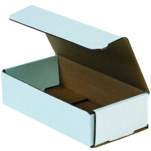 Dozen Snelle BFM842 golfkarton mailers 8 x 4 x 2 inch Tuck Top eendelige gestanste verzenddozen middelgrote witte postdozen (pak van 50)